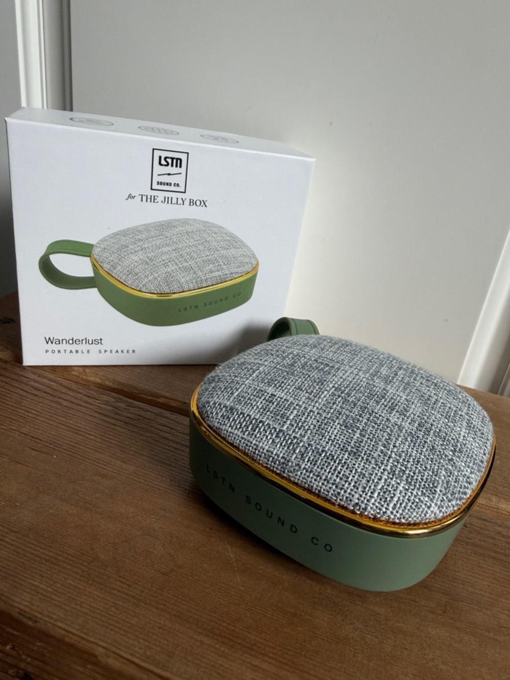 Jilly Box Portable Speaker LSTN Sound Co - Green Gold